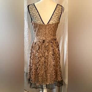 Taylor embroidery evening dress with tulle accents. 6